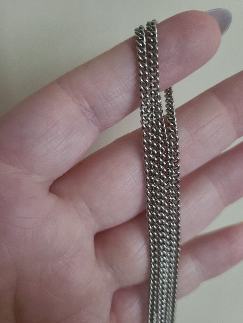 James Avery Medium Curb Chain Sterling Silver 20 Inches - Picture 5 of 6